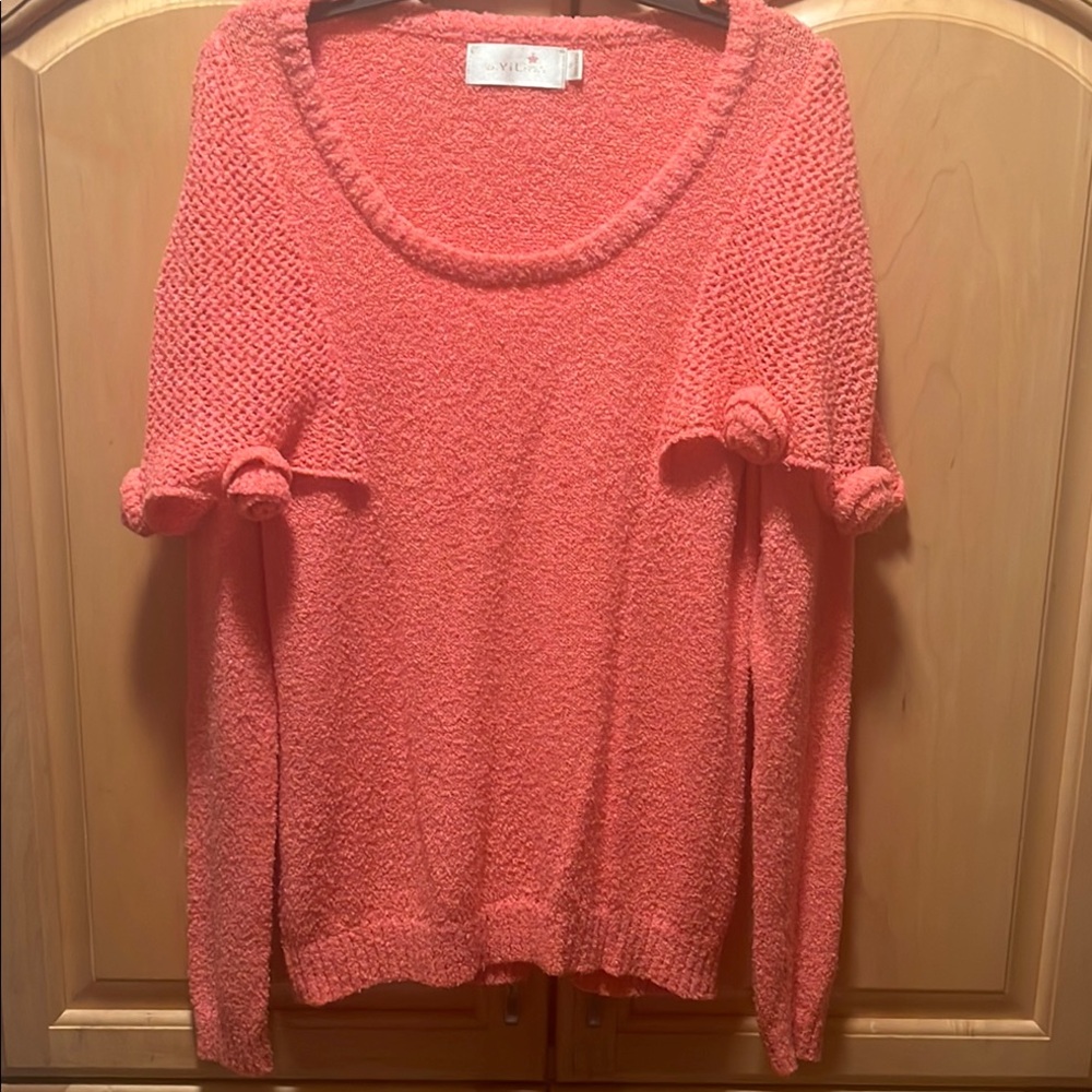 Cozy Coral Sweater